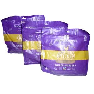 Stella Chewys Chick Chick Chicken Freeze Dried Raw Cat Food 3.5oz 3 Bags